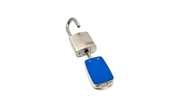 Professional Stainless Steel Top Security Access Controlled Unlock Record Wireless Padlock1