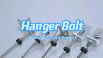 Solar Mounting System Easy to Install Stainless Steel Hanger Bolt1