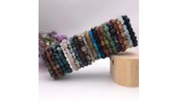Factory Price Customize Natural Stone Bracelets Women Gemstone Crystal Beads Men Bracelet Feng Shui1