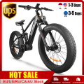Bafang 1000W 9 Speed 26x4.0 Fat bike Mountain Bike Snow Bicycle Shock Suspension Fork Free delivery Europe bicycle No Tax