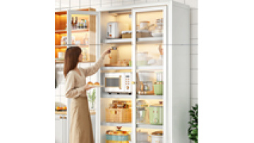 Kitchen rack sideboard locker high cabinet multi-function oven microwave appliance storage cabinet1