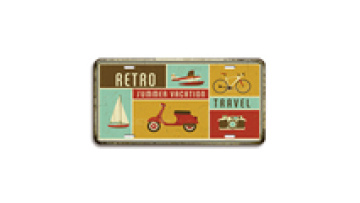 Customized American Standard License Plate Aluminum Plate Vintage Metal Retro Mplaque Vintage Metal Signs Tin License Plate1