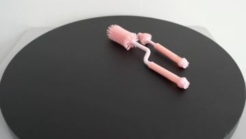 Topwill BPA Free Food Grade Silicone Bottle Cleaning Brush  Baby Feeding Bottle Nipple Straw Brush Set1