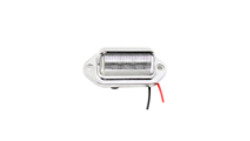 12V 6 LED Chrome License Plate Light - Truck Trailer 4x4 Pickup Car Tail Light1