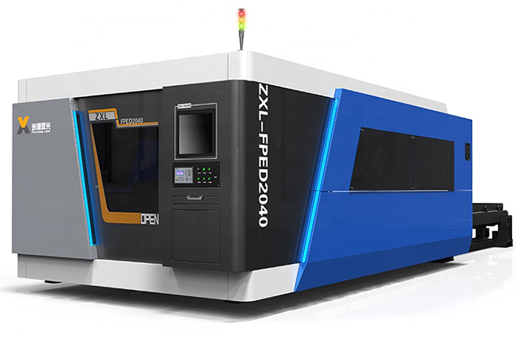 High configuration whole cover  3000w metal cnc fiber laser cutting machine