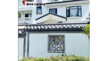 Decorative square hollow window on the wall