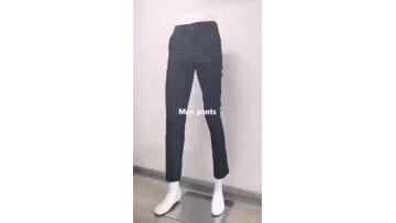 Straight Leg Formal Pants Smart Casual Work Trousers Slim Fit Chino Men Office Business men's pants1