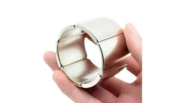 Custom Permanent Magnetic Materials N52 Arc Shaped Rare Earth Magnet for AC Generator Neodymium Magnet1