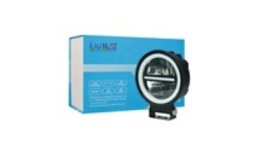 HJG Motorcycle LED headlights 12W explosive flash spot light 3000LM white yellow dual color headlights1