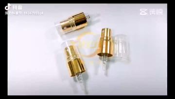 mini 12/415 aluminum perfume screw pump sprayer