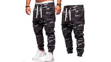 Custom Logo Factory Wholesales Camouflage Mens Cargo Pants Men Sport Pants1