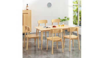 Backrest Cheap Price Hot On Sale Modern Simple Restaurant   Comfortable  Desk dining Solid Wood chair1