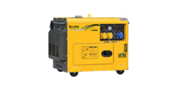 5KW 6KW 7KW 50HZ 110V 220V dual voltage single phase air cooled silent type diesel generator with CEE 32A socket and plug1
