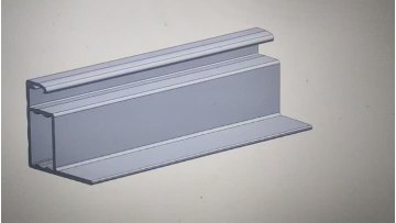 2604  aluminum  PV solar module frame