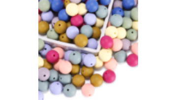 Bpa Free Wholesale Round 15mm Silicone Teething Beads1