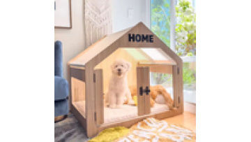 modern new design indoor assemble large canvas solid wood  balcony  living room pet cat wooden Detachable house1