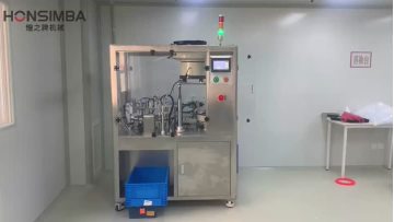 Ampoule filling and sealing machine