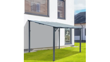 Customized Outdoor Gazebo OEM Factory Modern Outdoor Assemble Metal Aluminum Louver Pergola1