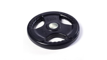 Large Hole Rubber Coated Olympic Barbell Plate