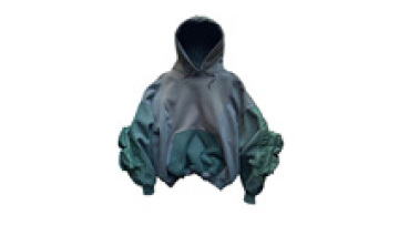 High Quality Men's Street Sweatshirt Custom Logo Patchwork Cotton Hip Hop Hoodie1