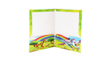 Custom Document Presentation A4 Size Cardboard Paper Expanding Decorative File Folder1