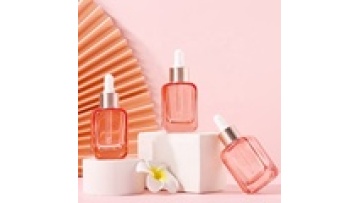 Empty Body Oil Container White Flat Square 15ml 30ml 50ml 100ml 120ml Essential Oil Glass Dropper Bottle Glass Serum Bottles1