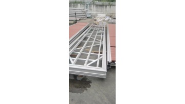 Aluminium profiile for Yacht marina