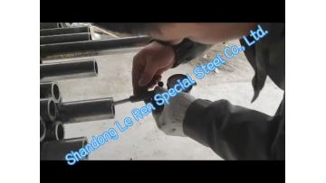 Q&T Steel Pipe Inner Dia Testing