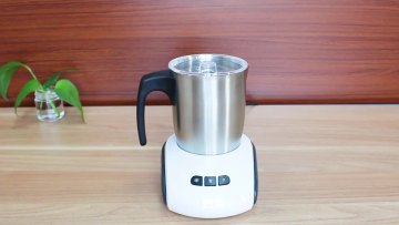 SS housing Automatic Electric Milk Frother for Home milk foam machine1