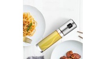 100ml Stainless Steel Olive Dispenser Flavor Dispenser Kitchen Oil Spray Bottle Glass1