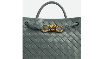 Elegant Tote Bag in Shades of Grey-Green