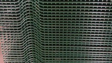 Factory hot sale 358 Anti-climbing Fence PVC Coated Fencing Gate1