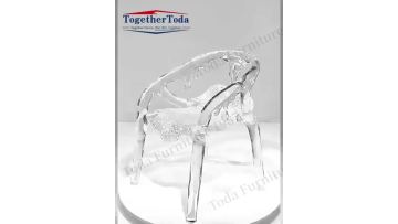 Handmade Epoxy Resin Chair transparency Decorations Resin Chair