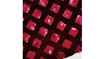 Hot sale new design velvet fabrics with embroidery in sequin for african women sequin dresses1