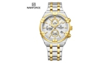 Naviforce Waterproof Quartz Watch 8042 - High Quality Stainless Steel Trendy Design1