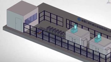 Roll groove dressing machining center production line