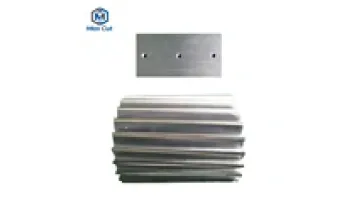 Shredder Blades Double Shaft Tungsten Carbide Inlaid Steel Shredder Machine1