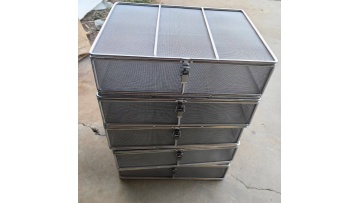 stainless steel weave wire mesh storage basket