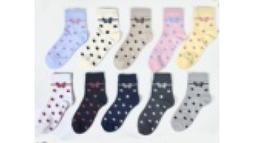 Oemen New custom logo Lady Cotton Vintage Embroidered  Fashion cute Mid Tube Sports Women's socks1