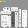 Xiaomi Mi Mijia Power Strip 2.1A Fast Charging 3 USB Extension Socket Plug 6 Outlets Socket Adapter US UK EU AU MI Power Strip
