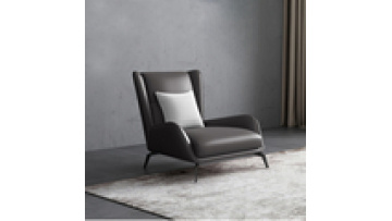 Hot sale chair lounge leather black recliner for living room1