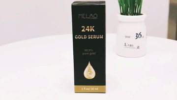 Best quality aging wrinkle whitening  24K gold collagen face serum skin care1