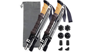 Aluminum Stretching Folding Trekking Pole