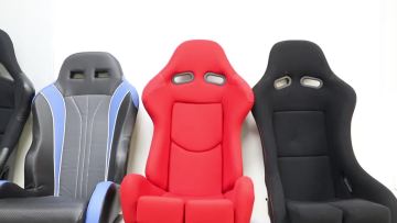 High quality adjustable sports car racing pvc seat for sale1