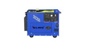 5KW silent and electric start air cooled diesel generator with rings1