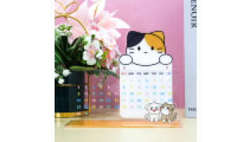 New Customized Acrylic Stand Anime Desktop Decoration Customization Forever Calendar Stand Custom Holographic Acrylic Standee1
