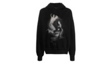OEM custom logo sweatshirt high quality heavy white ink spray printed hoodie1