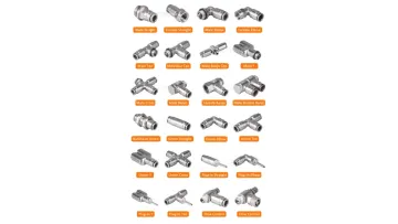 Male Straight Push In Nickel Plated Brass Pneumatic Air Hose Fitting 4mm 6mm 8mm 10mm 12mm 1/8