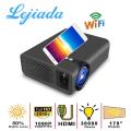 LEJIADA YG530 LED Mobile phone projector With HDMI USB Home HD 1080P Projector For Home Theater System Movie Portable Projector