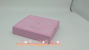 Square magnetic gift box